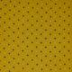 DOUBLE GAUZE CROSS AND DOTS - OCHRE