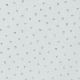 DOUBLE GAUZE FOIL HEARTS - WHITE