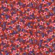 JERSEY DIGITAL FLOWERS - PUMPKIN ORANGE