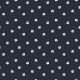 FRENCH TERRY FLOWERS - NAVY