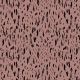 JERSEY DOTS AND SHAPES - OLD ROSE