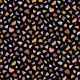 JERSEY GOTS GRAPHIC DOTS - BLACK