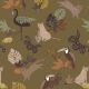 JERSEY GOTS SAFARI ANIMALS - ARMY GREEN