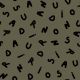 SOFT SWEAT LETTERS - FOREST GREEN