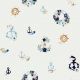 CANVAS DIGITAL ROMANTIC NAUTICAL - OFF WHITE