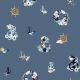 CANVAS DIGITAL ROMANTIC NAUTICAL - JEANS