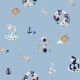 CANVAS DIGITAL ROMANTIC NAUTICAL - LIGHT BLUE