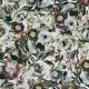 CANVAS DIGITAL PAINTED FLOWERS - WHITE/LILAC