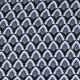 VISCOSE LUREX BOHEMIAN - NAVY