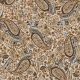 VISCOSE JERSEY DIGITAL PAISLEY - LIGHT SAND
