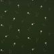 JERSEY FOIL FLOWERS AND DOTS - ARMY GREEN