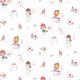 POPLIN PRINCESS GARDEN - WHITE