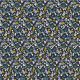 JERSEY GOTS SMALL FLOWER - NAVY