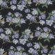 CHIFFON FLOWERS - BLACK / LILAC