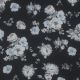 CHIFFON FLOWERS - BLACK
