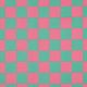 COATED COTTON CHECK - GREEN / PINK