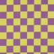 COATED COTTON CHECK - YELLOW / PURPLE