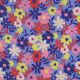COATED COTTON FLOWERS - BLUE