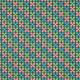COATED COTTON FLOWERS - GREEN