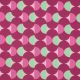 COATED COTTON GRAPHIC - BORDEAUX