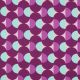 COATED COTTON GRAPHIC - PURPLE