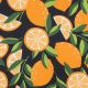 COATED COTTON LEMONS - NAVY