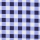 COATED COTTON CHECKS - BLUE