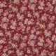 COATED COTTON FLOWERS - BORDEAUX