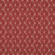 COATED COTTON ABSTRACT - BRICK RED