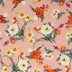 COATED COTTON FLOWERS - SALMON